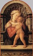 LIPPI, Fra Filippo Madonna with the Child and two Angels g oil on canvas